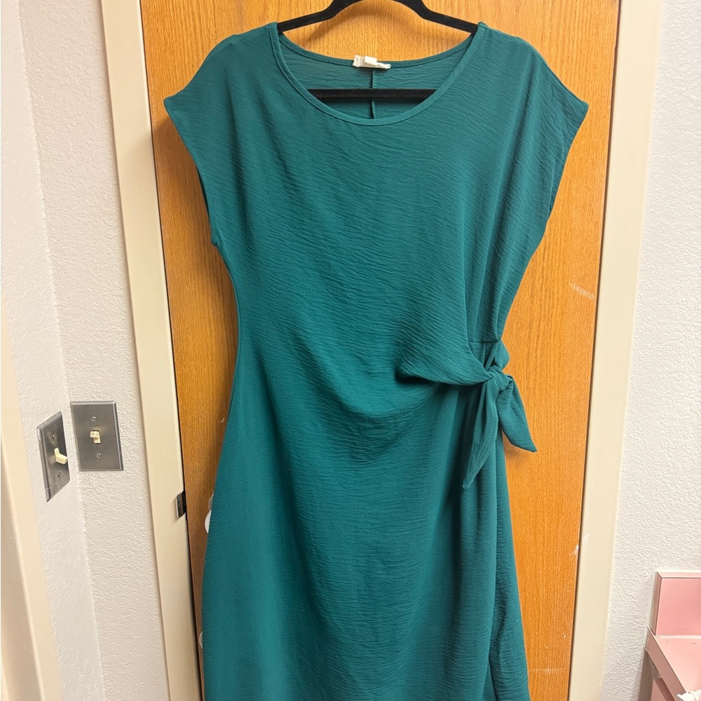Elegant Teal Dress